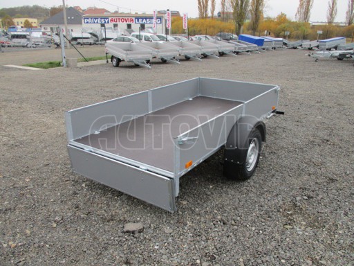 Přívěsný vozík profi PV 750kg N1 2,53x1,28/0,30 zesílená náprava č.11