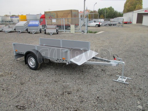 Přívěsný vozík profi PV 750kg N1 2,53x1,28/0,30 zesílená náprava č.12