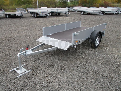 Přívěsný vozík profi PV 750kg N1 2,53x1,28/0,30 zesílená náprava č.14
