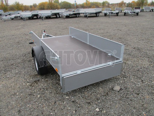 Přívěsný vozík profi PV 750kg N1 2,53x1,28/0,30 zesílená náprava č.15