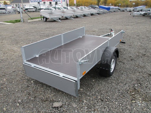 Přívěsný vozík profi PV 750kg N1 2,53x1,28/0,30 zesílená náprava č.16