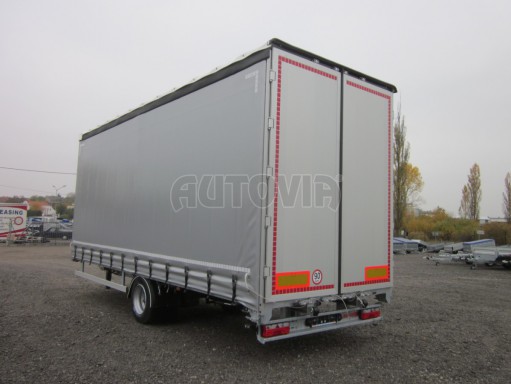 Vzduchem brzděný přívěs s plachtou AVG 10T B1 7,40x2,48/3,08 č.4