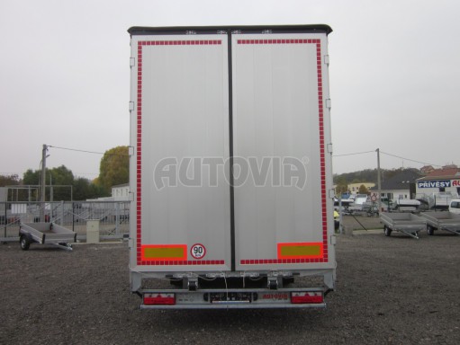 Vzduchem brzděný přívěs s plachtou AVG 10T B1 7,40x2,48/3,08 č.5