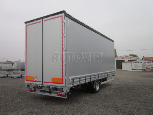 Vzduchem brzděný přívěs s plachtou AVG 10T B1 7,40x2,48/3,08 č.6