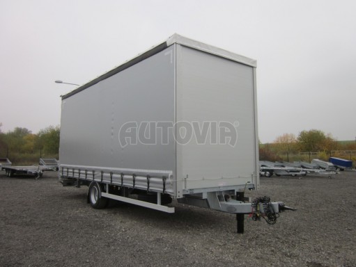 Vzduchem brzděný přívěs s plachtou AVG 10T B1 7,40x2,48/3,08 č.8