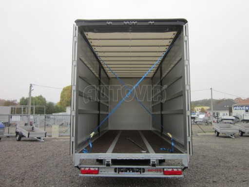 Vzduchem brzděný přívěs s plachtou AVG 10T B1 7,40x2,48/3,08 č.9