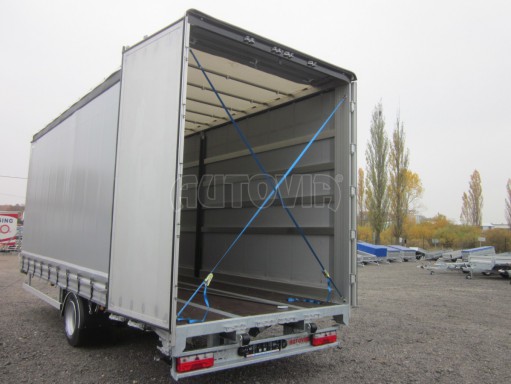 Vzduchem brzděný přívěs s plachtou AVG 10T B1 7,40x2,48/3,08 č.10