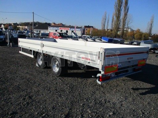 Vzduchem brzděný nákladní přívěs valníkový AVG 10,9T B2 6,50x2,48/0,40* č.2