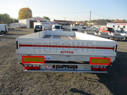 Vzduchem brzděný nákladní přívěs valníkový AVG 10,9T B2 6,50x2,48/0,40* č.3