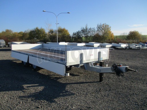 Vzduchem brzděný nákladní přívěs valníkový AVG 10,9T B2 6,50x2,48/0,40* č.6