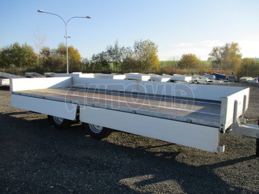 Vzduchem brzděný nákladní přívěs valníkový AVG 10,9T B2 6,50x2,48/0,40* č.7