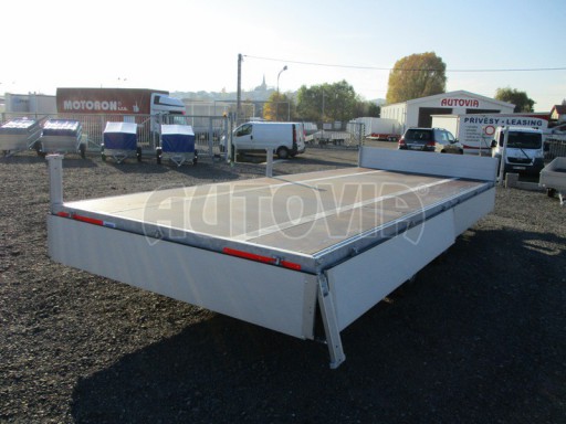 Vzduchem brzděný nákladní přívěs valníkový AVG 10,9T B2 6,50x2,48/0,40* č.11