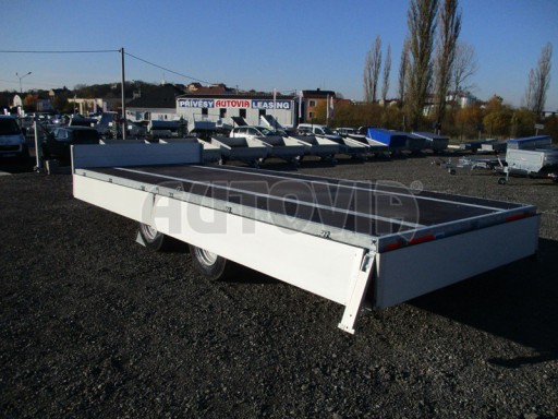 Vzduchem brzděný nákladní přívěs valníkový AVG 10,9T B2 6,50x2,48/0,40* č.14