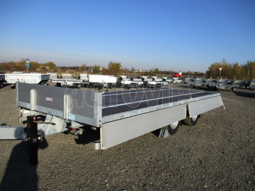 Vzduchem brzděný nákladní přívěs valníkový AVG 10,9T B2 6,50x2,48/0,40* č.16