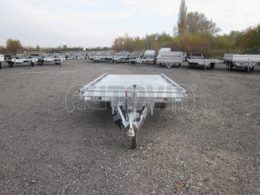 Hydraulicky sklopný přívěs AD 4,17x1,89 ALU plato 13
