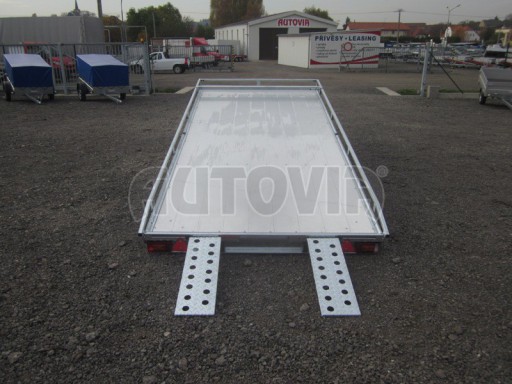Hydraulicky sklopný přívěs AD 4,17x1,89 ALU plato 13