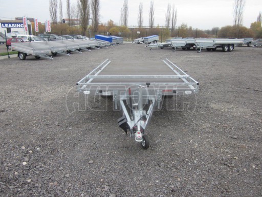 Přepravník univerzální AD 2,7T 4,17x1,89 hydraulicky sklopné plato