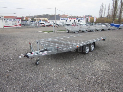 Přepravník univerzální AD 2,7T 4,17x1,89 hydraulicky sklopné plato