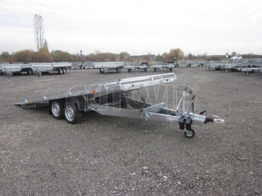 Přepravník univerzální AD 2,7T 4,17x1,89 hydraulicky sklopné plato