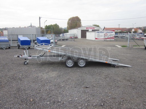 Přepravník univerzální AD 2,7T 4,17x1,89 hydraulicky sklopné plato
