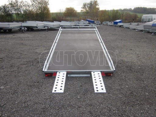 Přepravník univerzální AD 2,7T 4,17x1,89 hydraulicky sklopné plato
