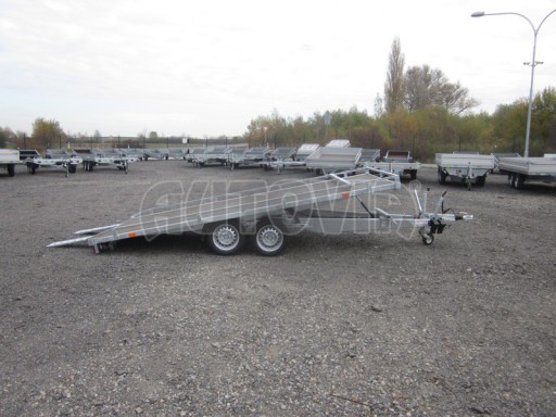 Přepravník univerzální AD 2,7T 4,17x1,89 hydraulicky sklopné plato