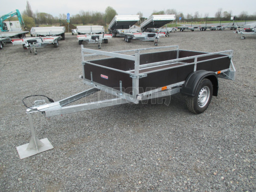 Nebrzděný jednoosý PROFI přívěs VA 750kg 2,52x1,27/0,30 RE POČ zes. náprava č.1