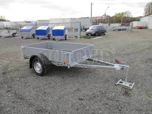 Přívěsný vozík za osobní auto PV 750kg N1 2,10x1,28/0,30 zes. náprava č.5