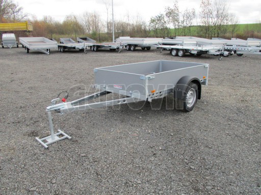 Přívěsný vozík za osobní auto PV 750kg N1 2,10x1,28/0,30 zes. náprava č.1
