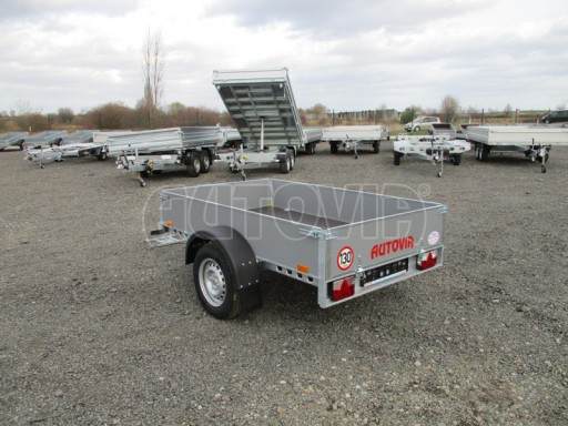 Přívěsný vozík za osobní auto PV 750kg N1 2,10x1,28/0,30 zes. náprava č.7