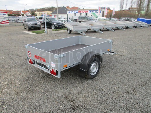 Přívěsný vozík za osobní auto PV 750kg N1 2,10x1,28/0,30 zes. náprava č.2