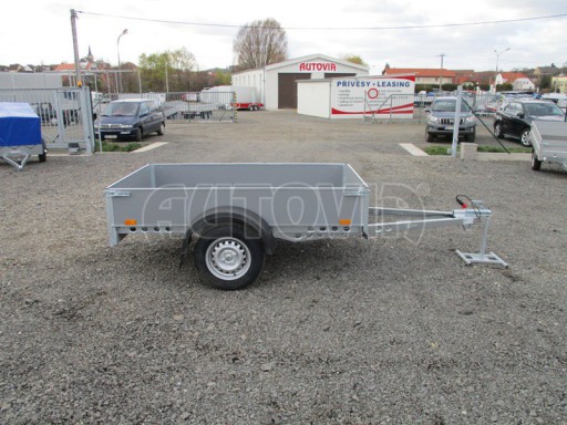 Přívěsný vozík za osobní auto PV 750kg N1 2,10x1,28/0,30 zes. náprava č.9