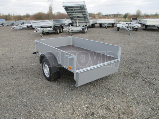 Přívěsný vozík za osobní auto PV 750kg N1 2,10x1,28/0,30 zes. náprava č.10