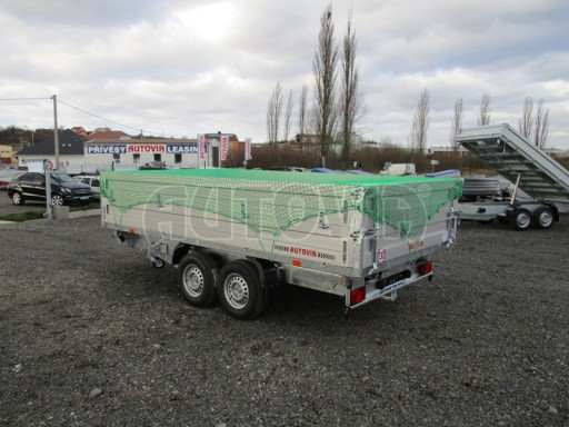 Skladový třístranný sklápěč PHT 3,5T 4,18x2,10/0,70 nástavba bočnic v elektrice