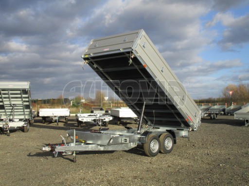 Skladový třístranný sklápěč PHT 3,5T 4,18x2,10/0,70 nástavba bočnic v elektrice