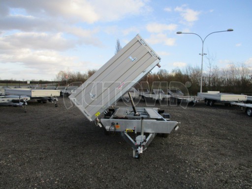 Skladový třístranný sklápěč PHT 3,5T 4,18x2,10/0,70 nástavba bočnic v elektrice