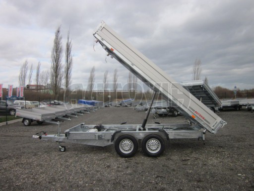 Třístranný sklopný přívěs PHT 3,5T 4,18x2,10/0,35 v elektrice