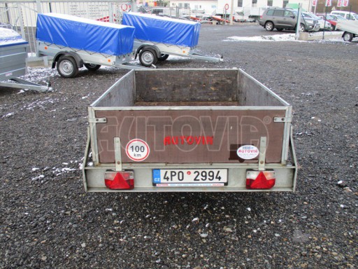 Levný nebrzděný přívěsný vozík bazar - AT 05 N1 2,06/1,26/0,40 č.6