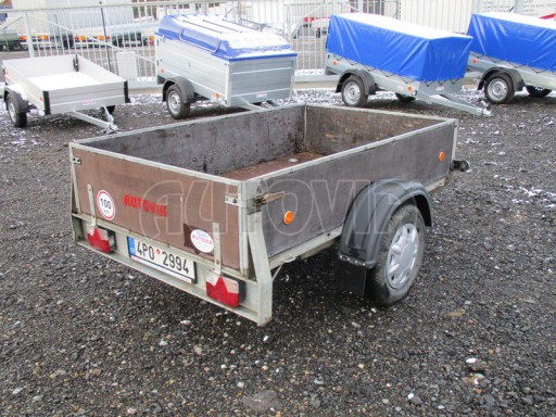 Levný nebrzděný přívěsný vozík bazar - AT 05 N1 2,06/1,26/0,40 č.7