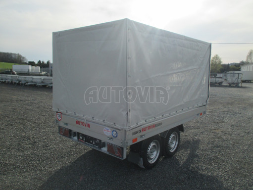 Přívěs za auto s plachtou ZV 22 2,7T B2 2,55x1,50/1,35