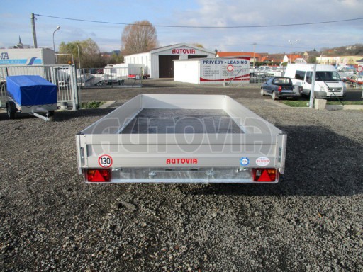 Sklápěcí přívěs na auta AD 3,5T B3 4,50x2,09/2,0m  valník 1350
