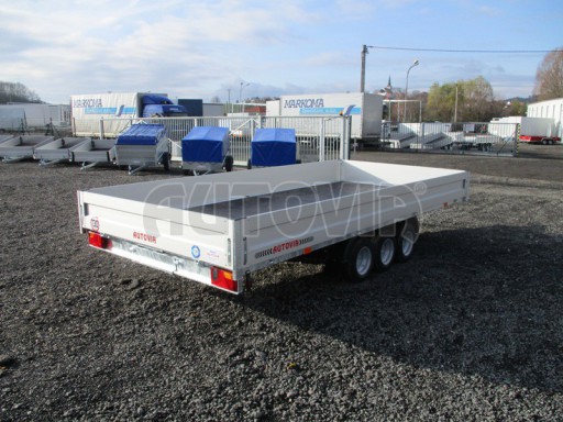 Sklápěcí přívěs na auta AD 3,5T B3 4,50x2,09/2,0m  valník 1350