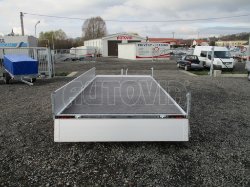 Sklápěcí přívěs na auta AD 3,5T B3 4,50x2,09/2,0m  valník 1350