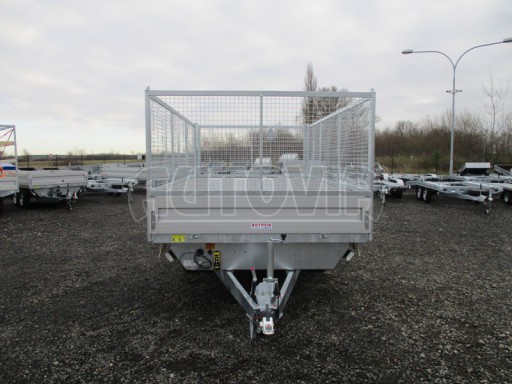 Univerzální skladový třístranný sklápěč PHT 3,5T 4,18x2,10/1,35 GITTER v elektrice