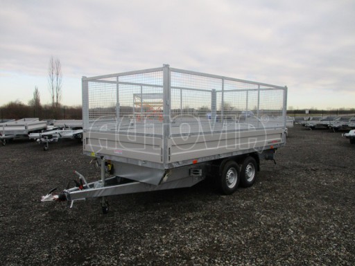 Univerzální skladový třístranný sklápěč PHT 3,5T 4,18x2,10/1,35 GITTER v elektrice