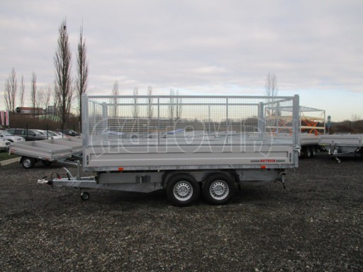 Univerzální skladový třístranný sklápěč PHT 3,5T 4,18x2,10/1,35 GITTER v elektrice