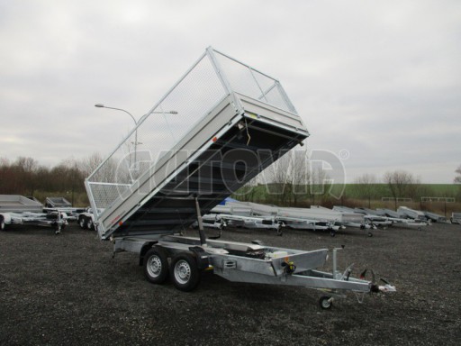 Univerzální skladový třístranný sklápěč PHT 3,5T 4,18x2,10/1,35 GITTER v elektrice