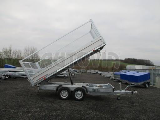 Univerzální skladový třístranný sklápěč PHT 3,5T 4,18x2,10/1,35 GITTER v elektrice