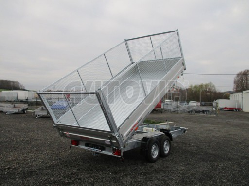 Univerzální skladový třístranný sklápěč PHT 3,5T 4,18x2,10/1,35 GITTER v elektrice