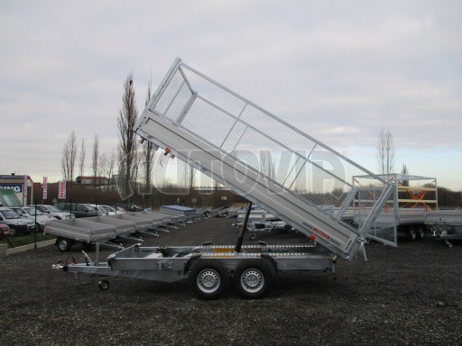 Univerzální skladový třístranný sklápěč PHT 3,5T 4,18x2,10/1,35 GITTER v elektrice